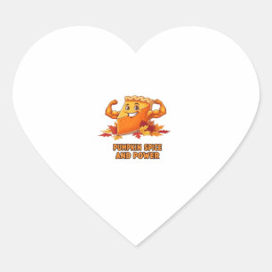 Funny Pumpkin Pie Thanksgiving Classic T-Shirt_1.p Heart Sticker