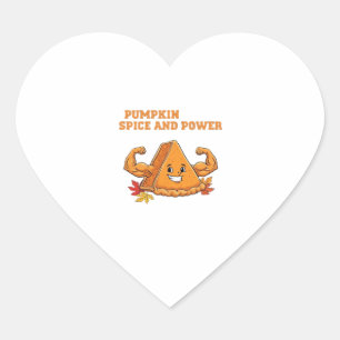 Funny Pumpkin Pie Thanksgiving Classic T-Shirt_2.p Heart Sticker