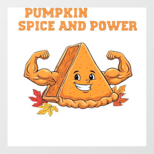 Funny Pumpkin Pie Thanksgiving Classic T-Shirt_2.p Wall Decal