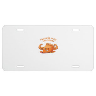 Funny Pumpkin Pie Thanksgiving Classic T-Shirt.png License Plate
