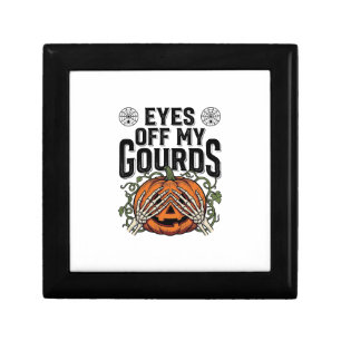 Funny Pumpkin Shirt Eyes Off My Gourds Halloween T Gift Box