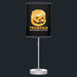Funny  Pumpkin Trumpkin Halloween  Table Lamp<br><div class="desc">A funny pumpkin Trumpkin Halloween design. Playful,  satirical,  and festive.</div>