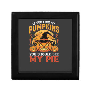 Funny Pumpkins Halloween Pie Design_1 Gift Box