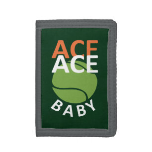 Funny Pun For Tennis Player Trifold Wallet