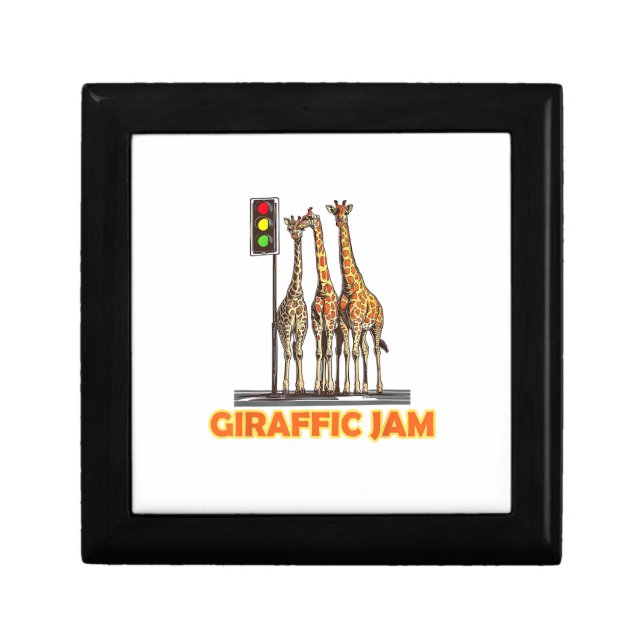 Funny Pun Giraffe Jam  Gift Box (Front)