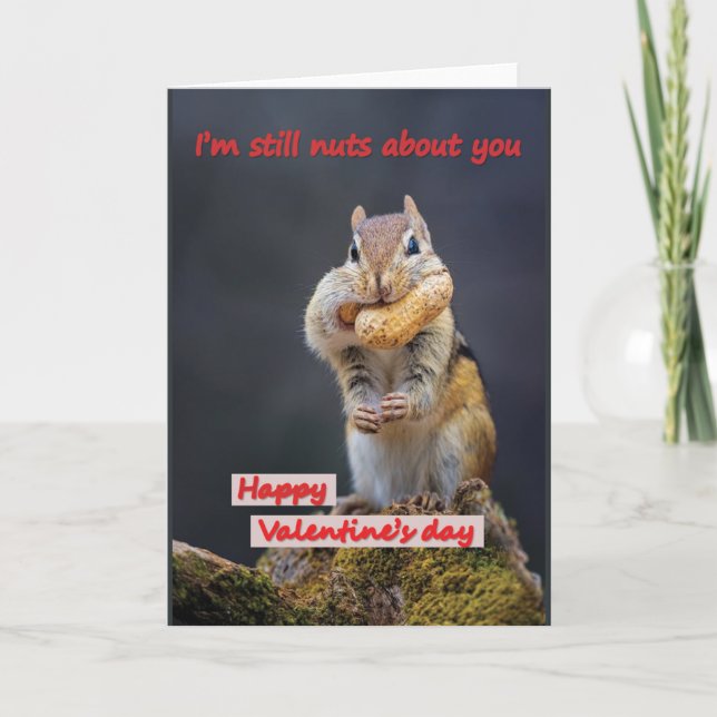 Funny, pun joke, Valentine's Day Greeting Card (Front)