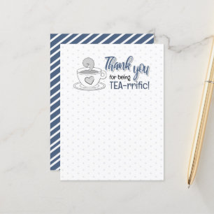 Funny Pun Jokes About Tea Postcard