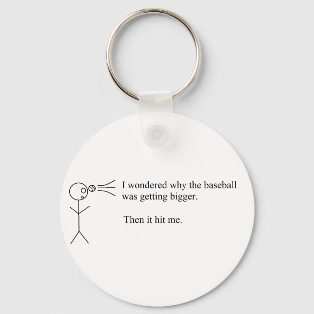 Funny Pun Keychain (Front)