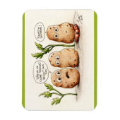 Funny Pun Potatoes Magnet (Vertical)
