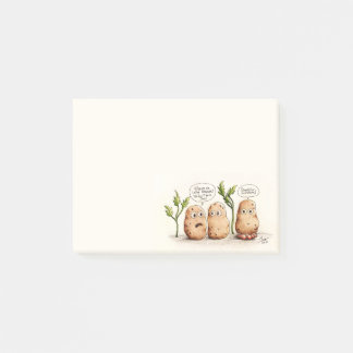 Funny Pun Potatoes Post-it Notes
