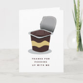 Funny Pun Pudding Mother's Day Greeting Card (Front)