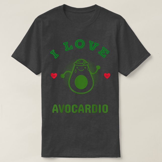 Funny Pun Workout Avocado Keto Plant Based Vegan G T-Shirt (Design Front)