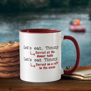 Funny Punctuation Grammar Coffee Mug
