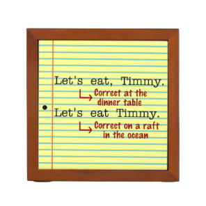 Funny Punctuation Grammar Pencil/Pen Holder