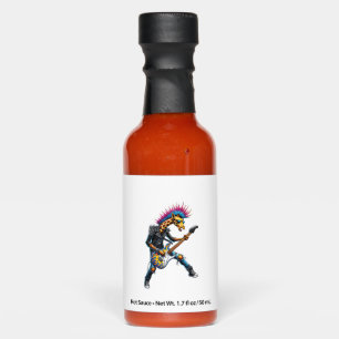 Funny Punk Giraffe, Rock'n Roll Goth Giraffe, Guit Hot Sauces