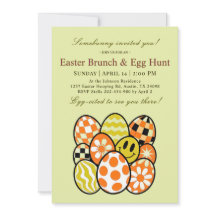 Funny Punny Easter Brunch Party Invitation