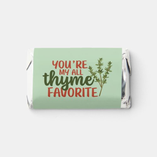 Funny Puns My All Thyme Favorite Valentines Day Hersheys Miniatures