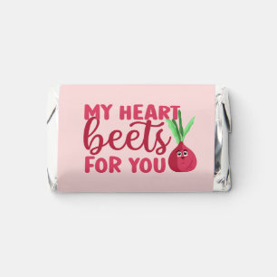 Funny Puns My Heart Beets For You Valentine's Day Hershey's Miniatures