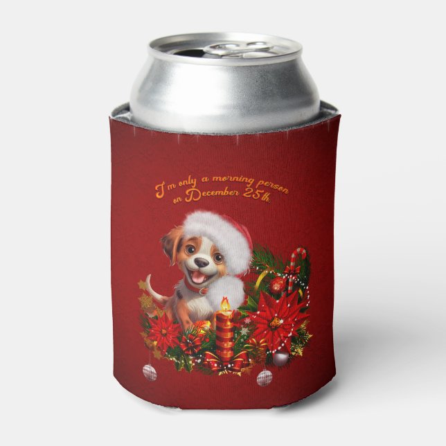 Funny puppy  can cooler (Can Front)