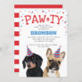 Funny Puppy Dog Birthday Party Invitation