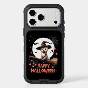 Funny Puppy Dog Witch Candy Spooky Ghost Halloween iPhone 17 Pro Max Case