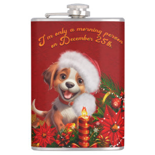 Funny puppy flask