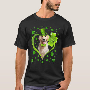 Funny Puppy Shamrock Labrador Dog St Patrick's Day T-Shirt