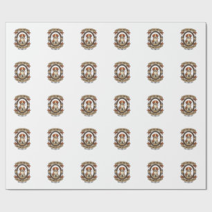 Funny Puppy Shirt Asked for Brother Got a Puppy Vi Wrapping Paper