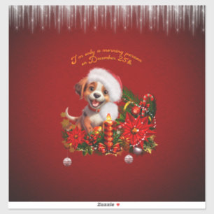 Funny puppy  sticker