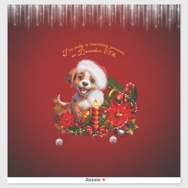 Funny puppy  sticker (Sheet)