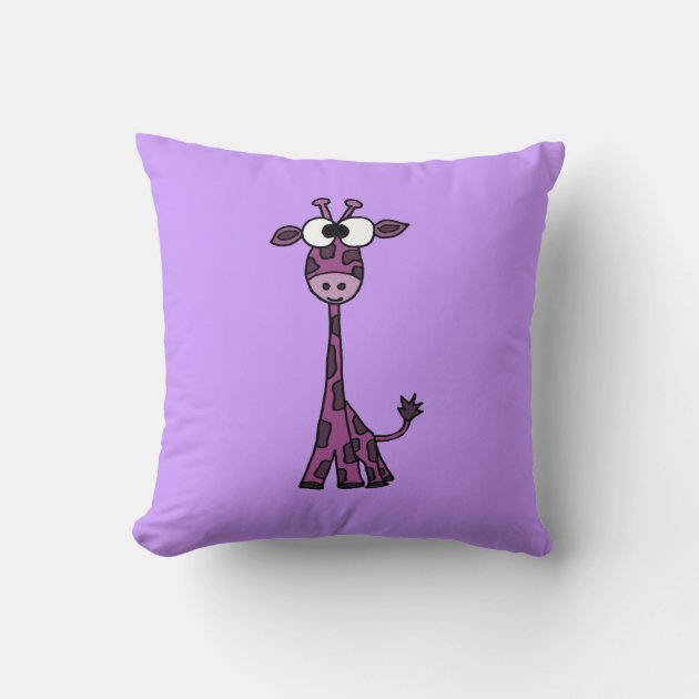 giraffe throw pillow