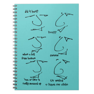 Funny put-down flirting - talking heads notebook