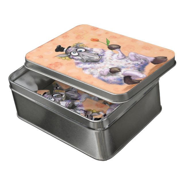 Funny Puzzle Romantic Ram (Lid Open)