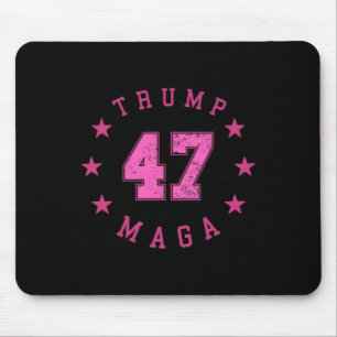 Funny Qr 45 47 Trump Inauguration 2025 Dance Code  Mouse Pad