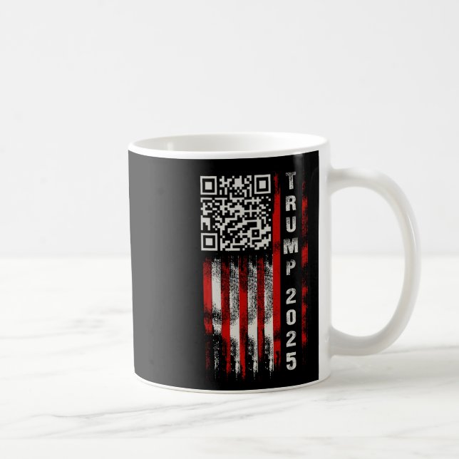 Funny Qr Donald Trump Dancing 4745 Code Video  Coffee Mug (Right)
