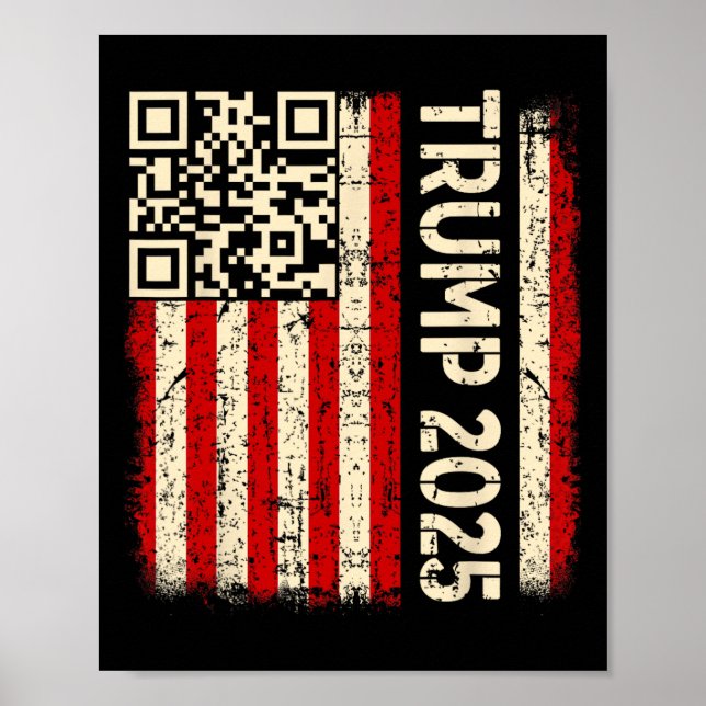 Funny Qr Donald Trump Dancing 4745 Code Video  Poster (Front)