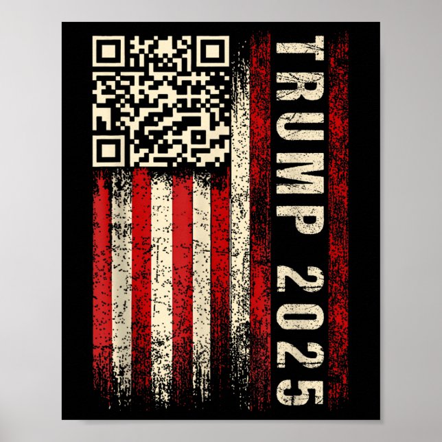Funny Qr Donald Trump Dancing 47_45 Code Video  Poster (Front)