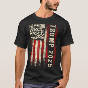 Funny Qr Donald Trump Dancing 47_45 Code Video  T-Shirt