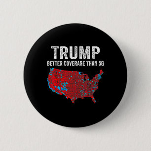 Funny Qr President Trump 4547 (on Back) Trump Danc Button