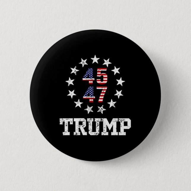 Funny Qr President Trump 4547 Trump Dancing Code 2 Button (Front)