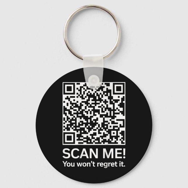 Funny Qr President Trump 4547 Trump Dancing Code ( Keychain (Front)