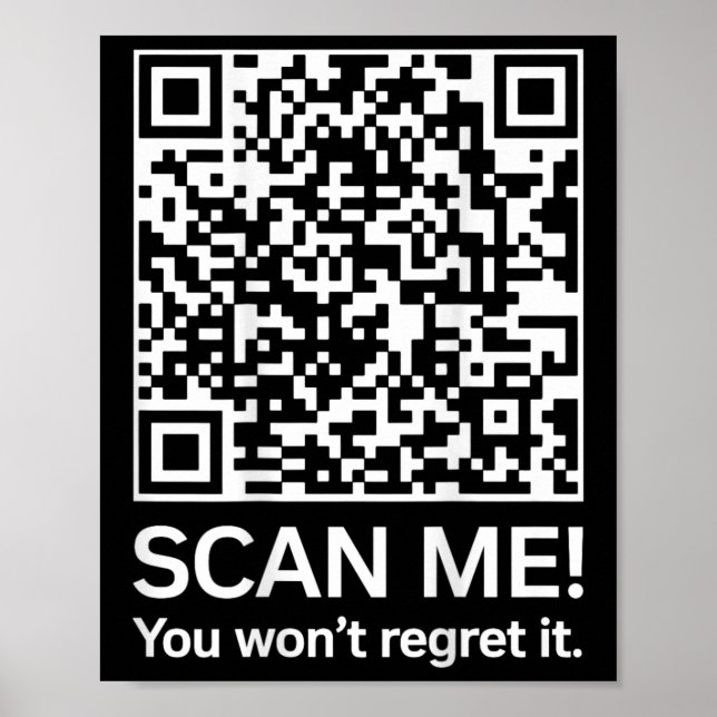 Funny Qr President Trump 4547 Trump Dancing Code ( Poster (Front)