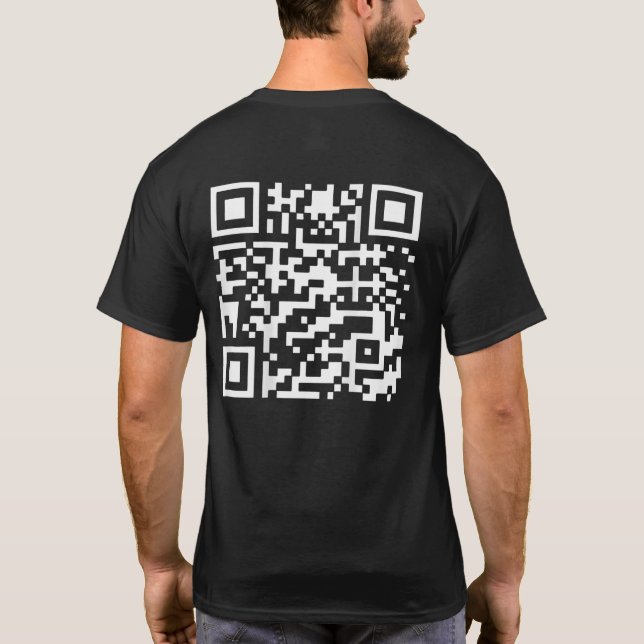 Funny QR President Trump 45 47 Trump Dancing Code T-Shirt (Back)