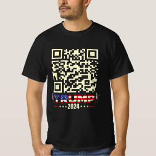 Funny QR President Trump 45/47 Trump Dancing Code T-Shirt
