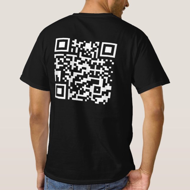 Funny QR President Trump 45/47 Trump Dancing Code  T-Shirt (Back)
