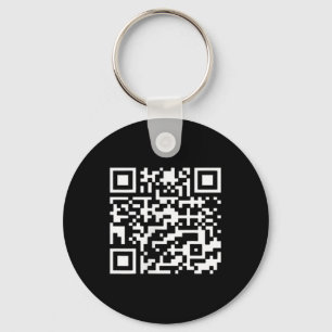 Funny Qr President Trump Dance Code _1 Keychain