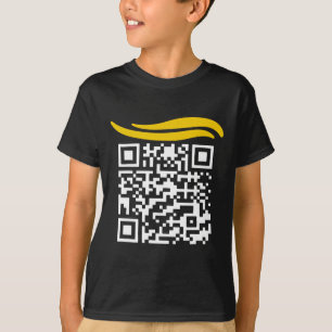 Funny Qr President Trump Dance Code 1  T-Shirt