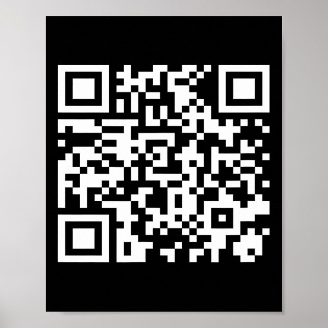 Funny Qr President Trump Dance Code 2025  Poster (Front)