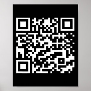 Funny Qr President Trump Dance Code 2  Poster