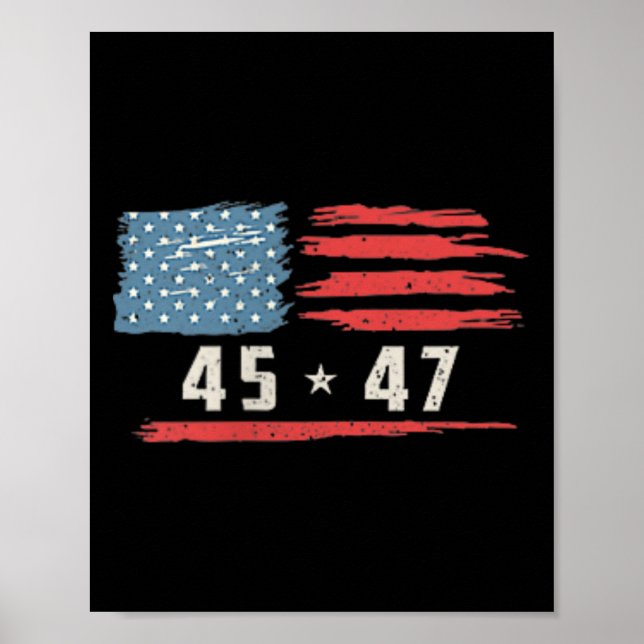 Funny Qr President Trump Dance Code 2 Side  Poster (Front)